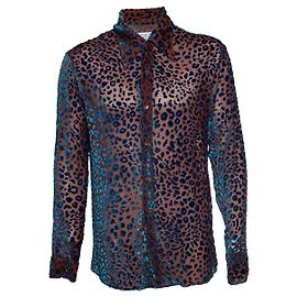 Maison Martin Margiela Camicia leopardata Devore Maison Margiela, SS2019