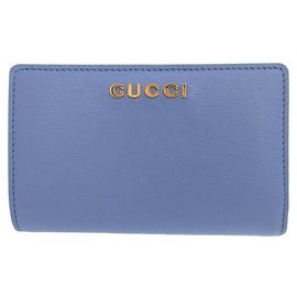 Gucci lila Leder Geldbörse im Bi-Fold-Format