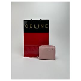 Céline Vintage Celine Paris Leder Geldbörse rosa