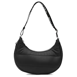 Celine Schwarze Nylon Ava Schultertasche - Céline
