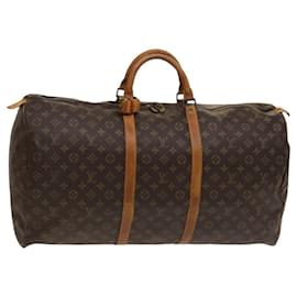 LOUIS VUITTON Monogram Keepall 60 Borsa Boston M41422 LV Auth gh038