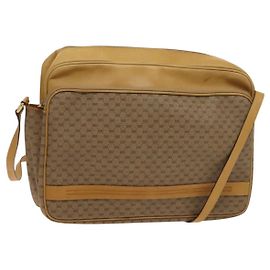 Gucci Borsa a spalla Micro GG Supreme PVC Beige Oro 02 37 5442 Auth ki5727