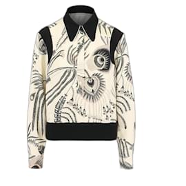 Dries Van Noten Samtbluse Velvet Black