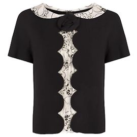Christian Dior Top de seda floral Resort 2011