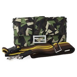 Borsa a Spalla Fendi Mamma Bucket Camouflage