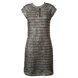 Chanel París / Bizancio CC Gripoix Botones Vestido Palaciego 36 FR