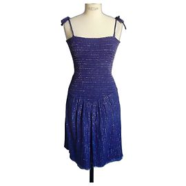 ISABEL MARANT ETOILE Vestido de Alças Smoke T36 Violeta