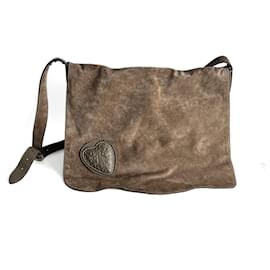 Borsa a tracolla in suede Tribeca beige - Gucci