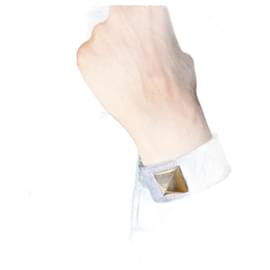 Bracelet en cuir exotique Medor 16 cm Bleu - Hermès