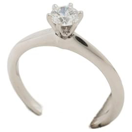 Tiffany & Co Platin Solitaire Ring mit 16mm Durchmesser