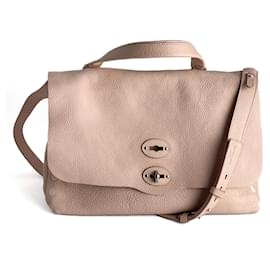 Zanellato Borsa a spalla Postina Medium in pelle, 2 modi, rosa