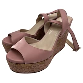 Sandali in pelle 38 Rosa ballet - Jimmy Choo