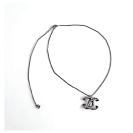 Collar de metal bicolor CC - Chanel