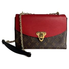 Louis Vuitton Saint Placide Leder Umhängetasche mit Klappe Monogramm