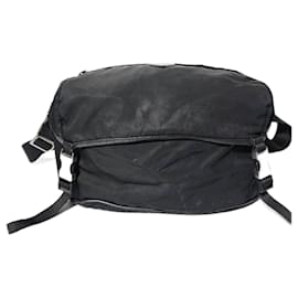 Borsa a tracolla in nylon tessuto montagna nera PRADA - Prada