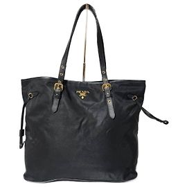 PRADA Tote de Nylon Saffiano Negro