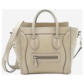 Céline Borsa a mano 2 in 1 in pelle di vitello Nano Luggage