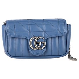 Borsa a Spalla Gucci Super Mini Aria Marmont Matelassé