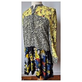 Vestido corto estampado, talla 1, Sandro