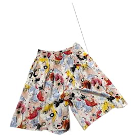 Short Bermuda Chanel de Seda Multicolor
