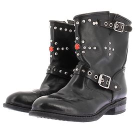Golden Goose Boots noires cloutées