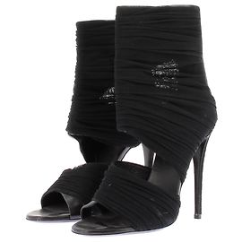 Gianvito Rossi Stivaletti con tacco in tulle