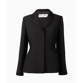 Completo Christian Dior Bar Noire in Lana Nero
