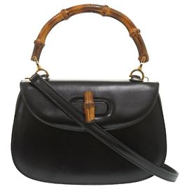 Borsa in pelle Gucci Bamboo