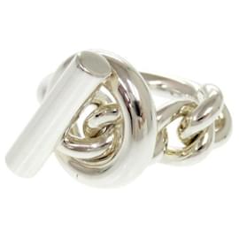 Bague en argent 925 Hermes Croisette - Hermès