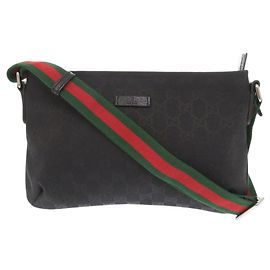 Borsa a spalla in tela GG della linea Sherry di Gucci