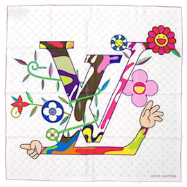 Foulard in seta Carre 90 LV x TM di Louis Vuitton