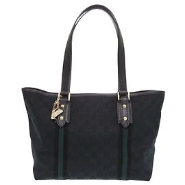 Gucci 137396 Sherry Linie GG Canvas Tote Bag