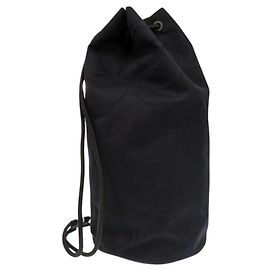Borsa a spalla in tela nera Gucci Bonsack 123438