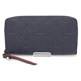 Louis Vuitton Zippy Geldbörse in Marine Rouge