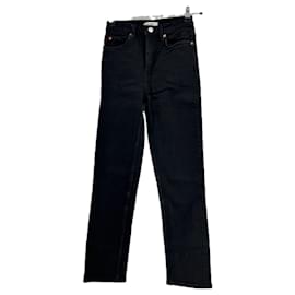 Jeans Re/Done negros de algodón talla 25