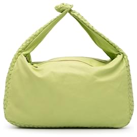 Bottega Veneta Hobo Knot Intrecciato in Nappa Verde