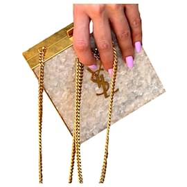 Sac à main Yves Saint Laurent Beige Acrylique