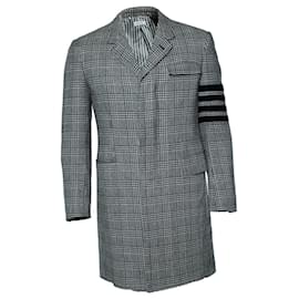 Thom Browne, Blazer-Mantel im Hahnentrittmuster
