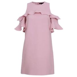 Abito Louis Vuitton Rosa in Lana e Seta