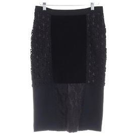 Falda de encaje negra Moschino Cheap And Chic Talla 40IT