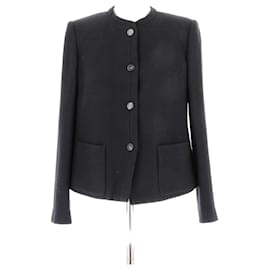 Giorgio Armani Wolljacke Marineblau Größe 44