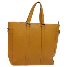LOUIS VUITTON Borsa Neo Tadao Damier Infini 2way Gialla N41228 LV Auth BA1777