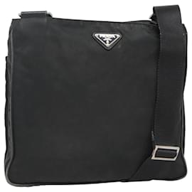 PRADA Borsa a Spalla in Nylon Nera Argento Autentica 124085 - Prada