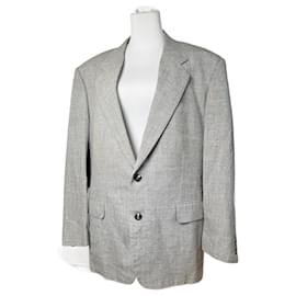Blazer in lana vintage Dior L grigio