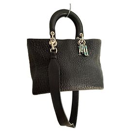 Christian Dior Lady Dior J’adior Borsa a mano in pelle nera