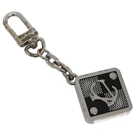 LOUIS VUITTON Porte Cles 1904 Box Charm metal Silver M65988 LV Auth 122935 - Louis Vuitton