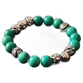 Bracciale in perle turchesi Chrome Hearts