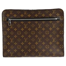 Borsa Clutch Monogram Macassar di Louis Vuitton