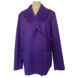 Cappotto midi lana vergine cucito a mano Marina Rinaldi