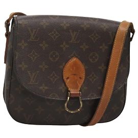LOUIS VUITTON Monogram Saint Cloud GM Bolsa de Hombro M51242 LV Auth 124259